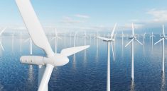 Ilustrasi turbin angin.