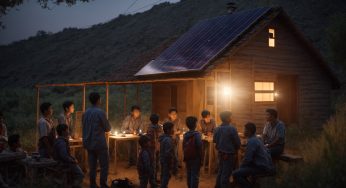 Revolusi Energi di Desa Terpencil Berkat Panel Surya Mandiri