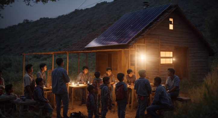 Revolusi Energi di Desa Terpencil Berkat Panel Surya Mandiri