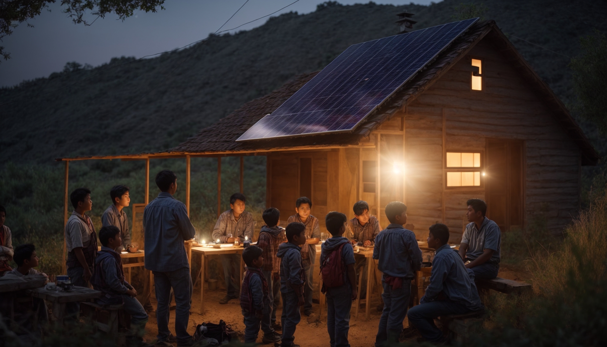 Revolusi Energi di Desa Terpencil Berkat Panel Surya Mandiri