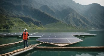 Dokumentasi Lengkap Proyek Panel Surya Terapung di Danau Jawa