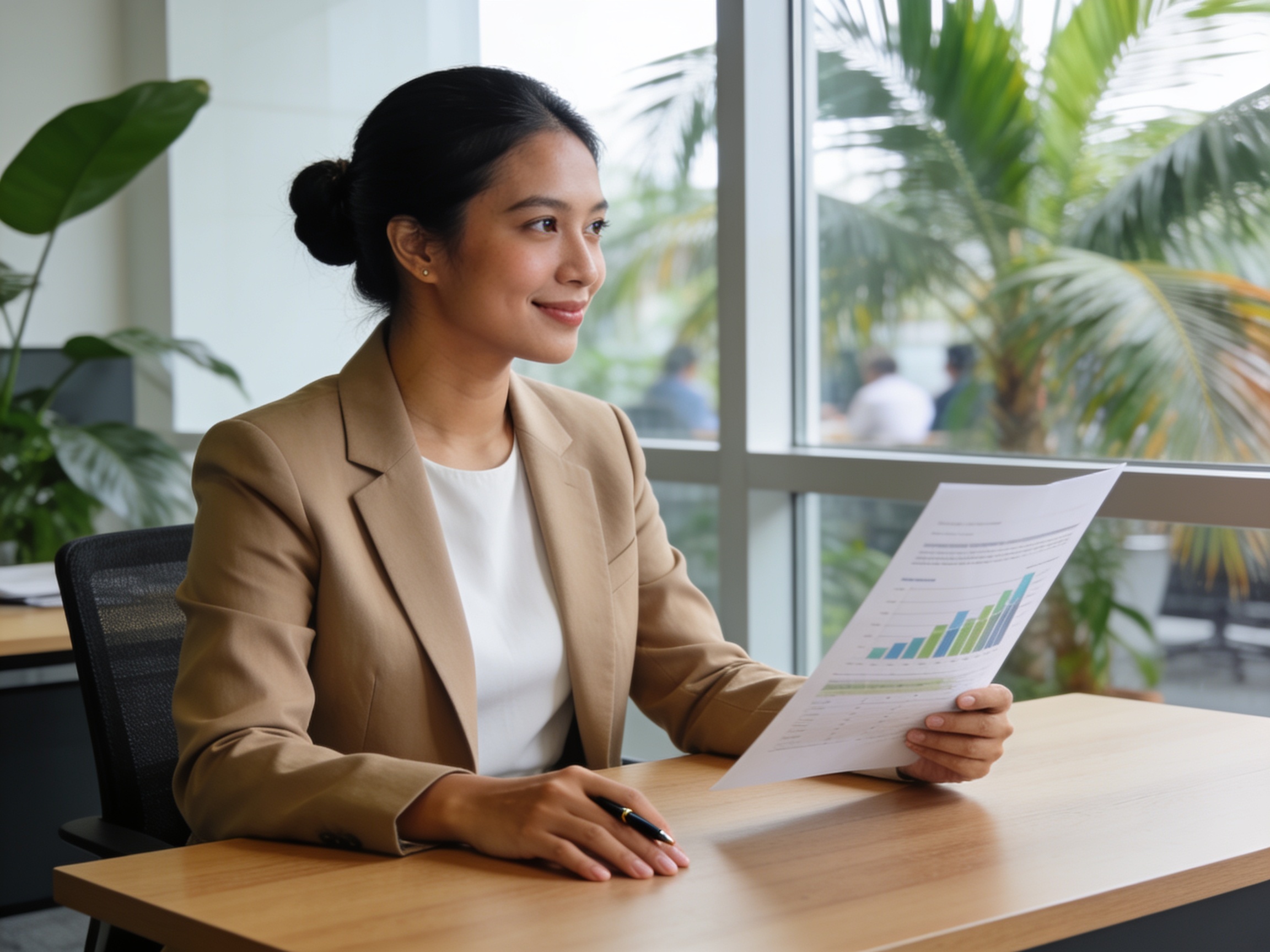 Analisis kebijakan dan regulasi esg di indonesia oleh profesional di kantor modern