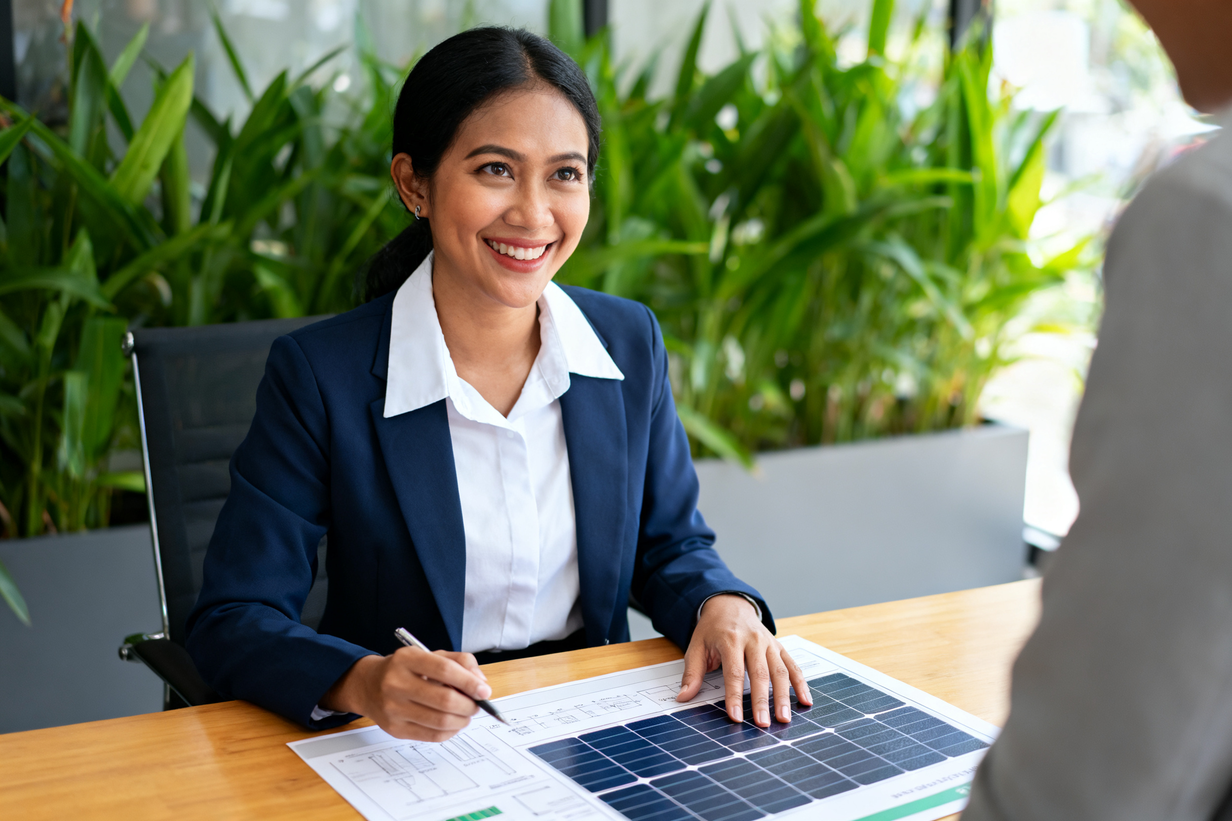 energi terbarukan dalam ESG meningkatkan efisiensi produksi dan mengurangi emisi CO2 di pabrik tekstil