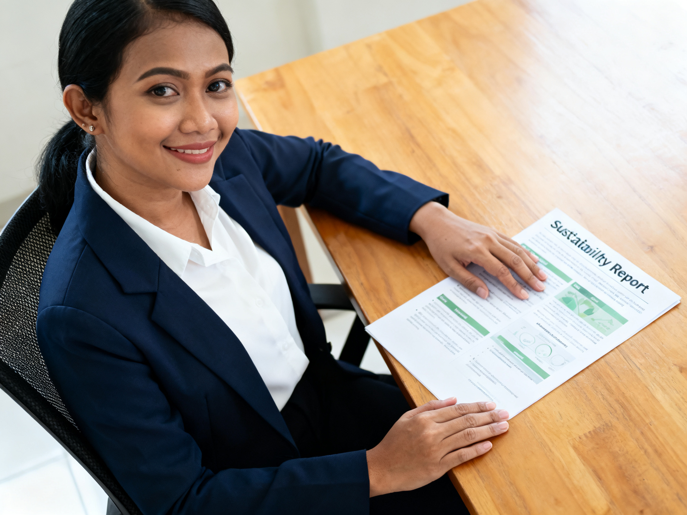 inovasi ESG praktik keberlanjutan di kantor dengan laporan berkelanjutan